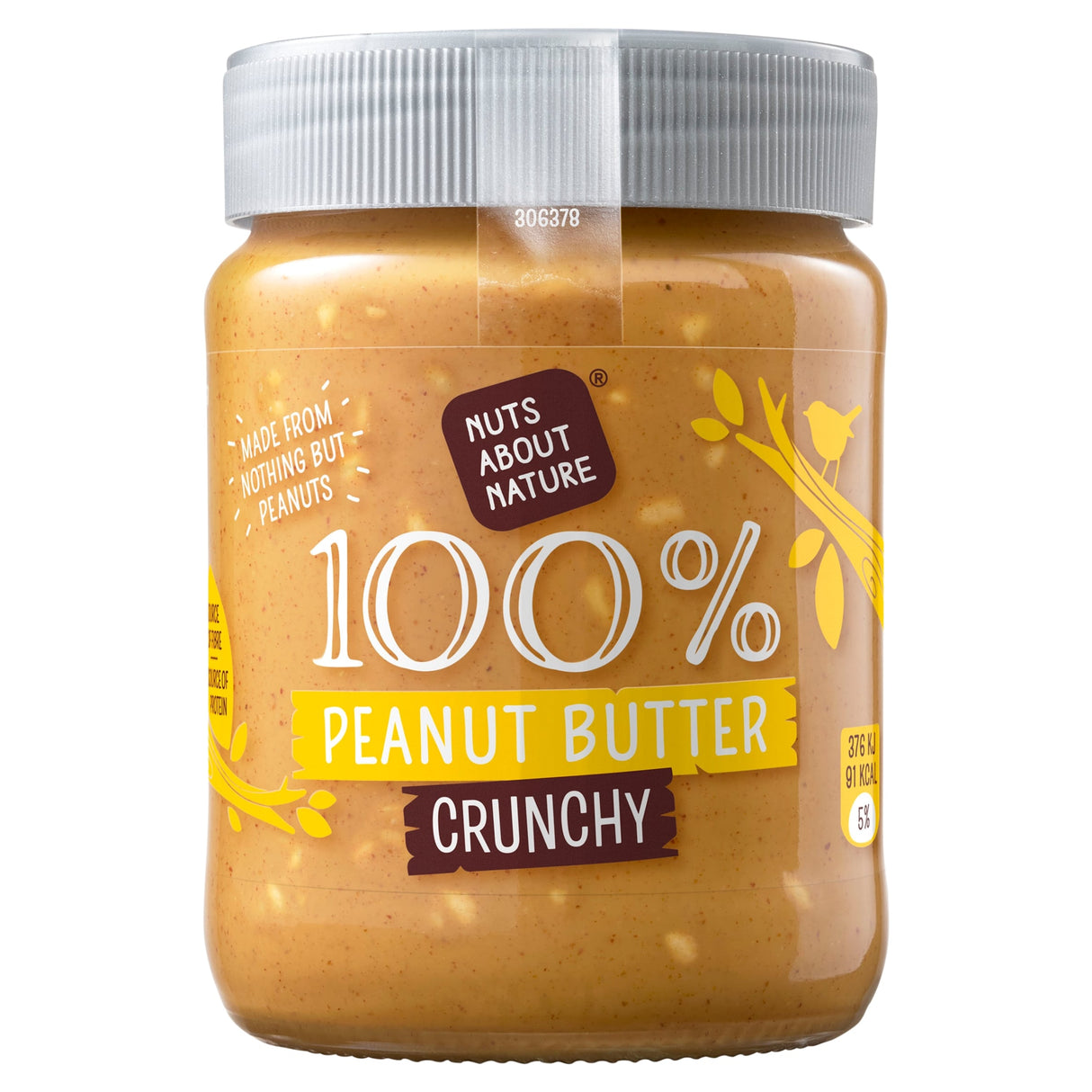 Nuts About Nature Peanut Butter Crunchy 340 g