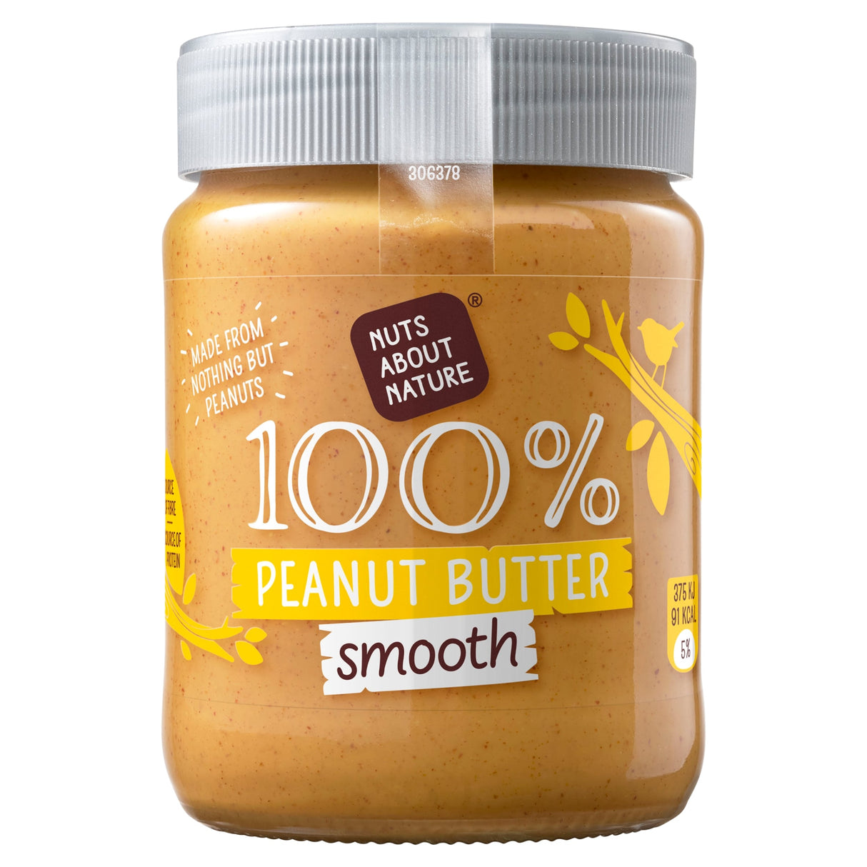 Nuts About Nature Peanut Butter Smooth 340 g