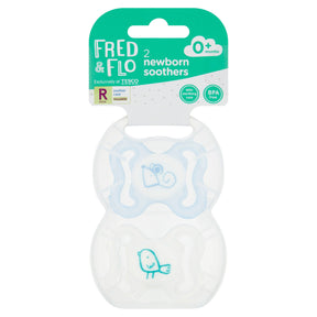 Fred & Flo Newborn Soothers x2