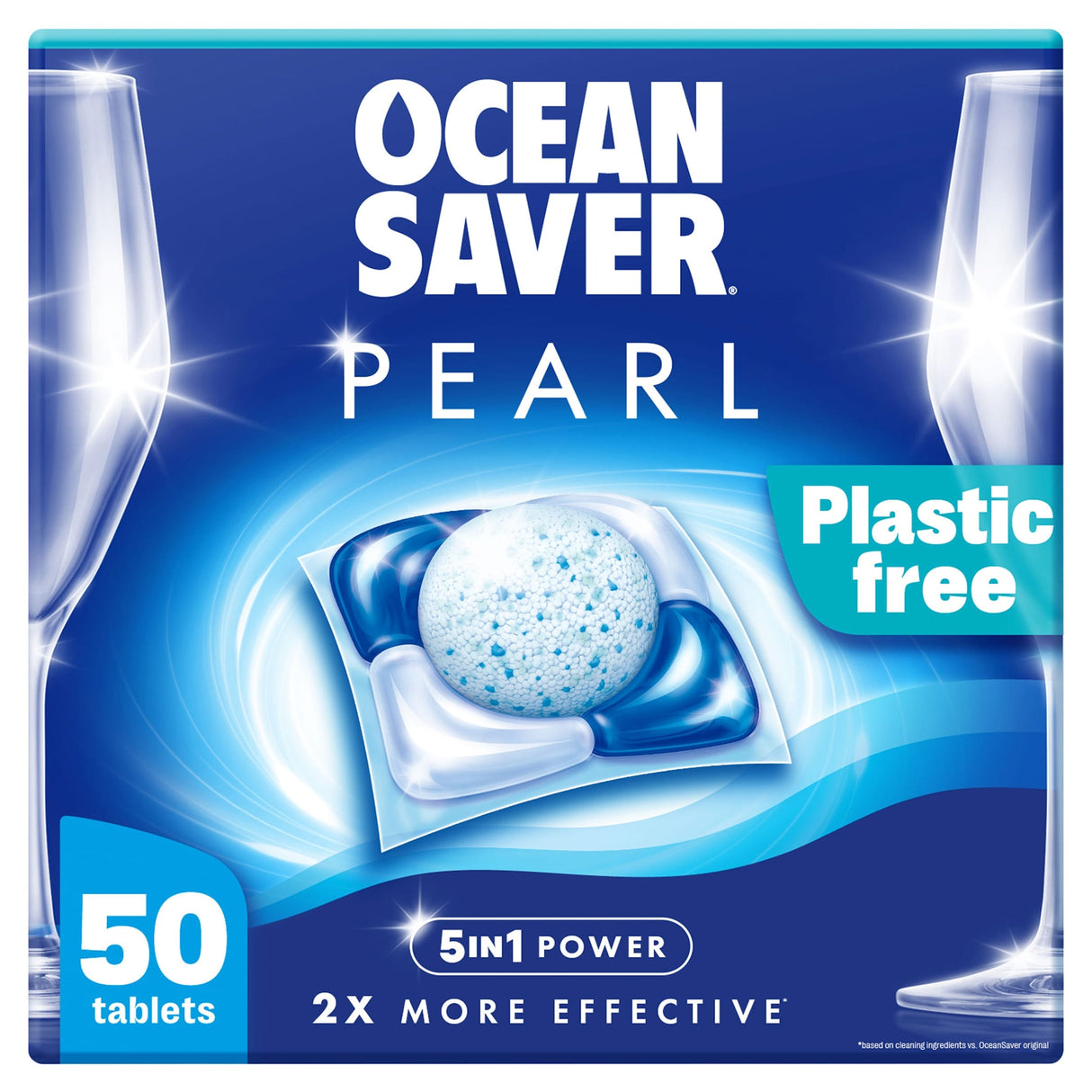 Ocean Saver Pearl All In One Plastic Free Dish Washer Tablets 700 g x50