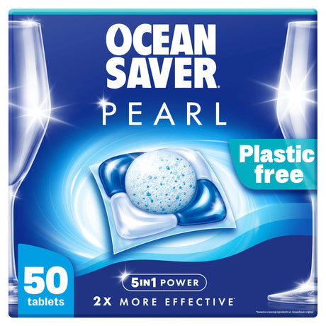 Ocean Saver Pearl All In One Plastic Free Dish Washer Tablets 700 g x50