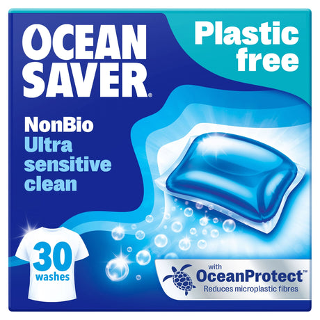 Ocean Saver Plastic Free Non Bio Washing Capsules 420 ml x30