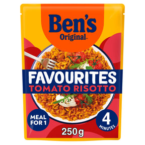 Ben's Original Favourites Risotto Tomato & Italian Style Herbs Microwave Rice Meal 250 g