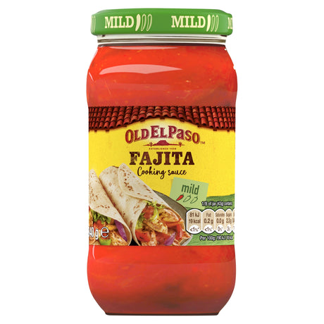 Old El Paso Mild Fajita Cooking Sauce 340 g