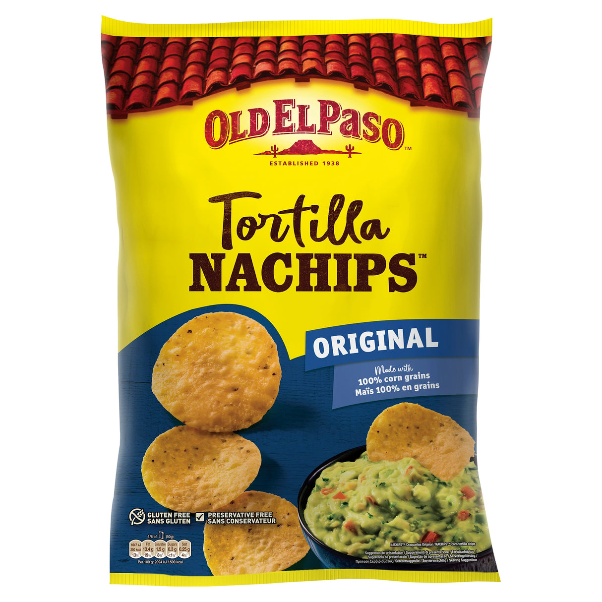 Old El Paso Nachips Original 185 g