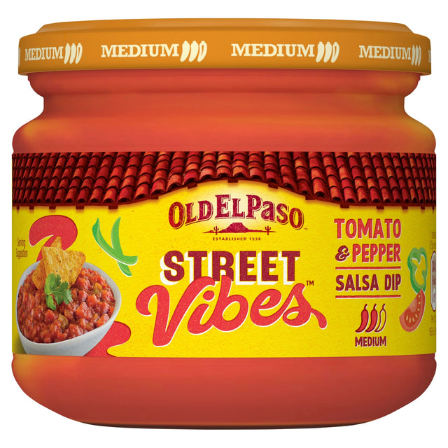 Old El Paso Street Vibes Salsa Dip Tomato & Pepper 312 g