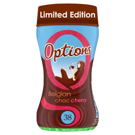 Options Limited Edition Belgian Chocolate Cherry Hot Chocolate 220 g