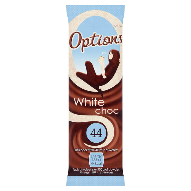 Options White Choc Sachets 11 g