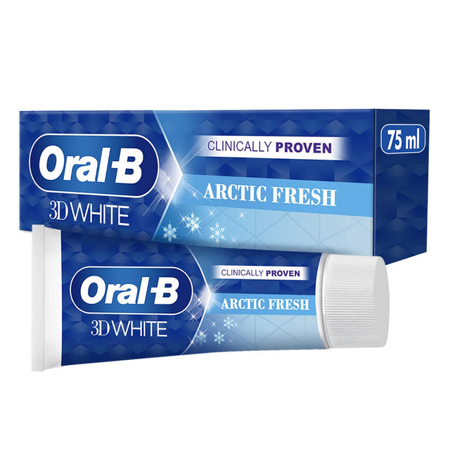 Oral B 3D White Toothpaste Arctic Fresh 75 ml