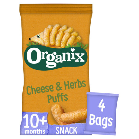 Organix Cheese & Herb Puffs 4 x 15 g