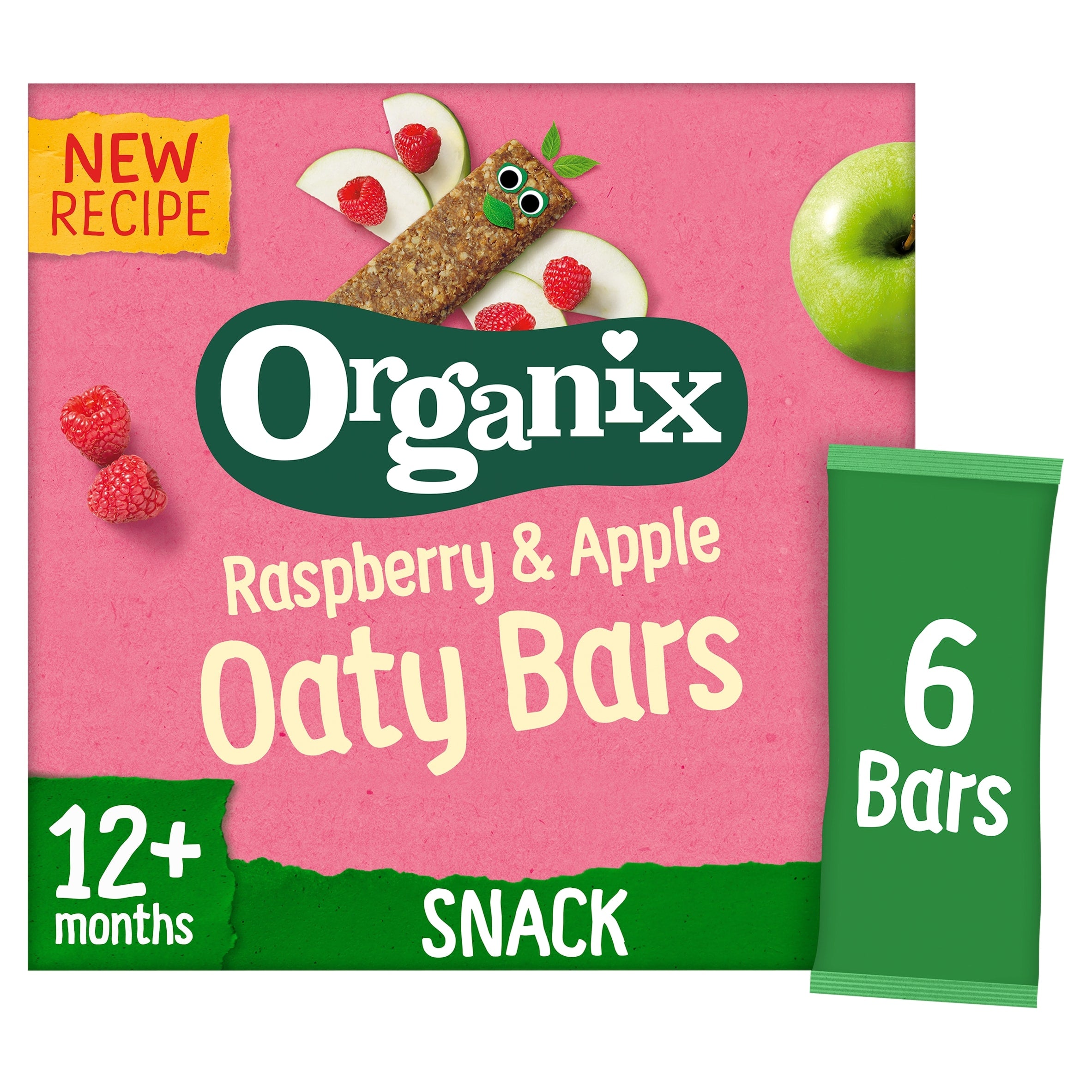 Buy Organix Raspberry & Apple Soft Oaty Bars 6 x 23 g in Nigeria | Baby ...