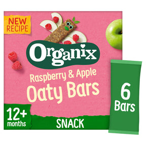 Organix Raspberry & Apple Soft Oaty Bars 6 x 23 g