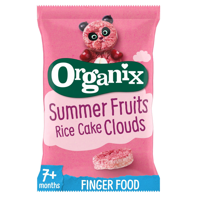 Organix Summer Fruits Rice Cake Clouds 40 g