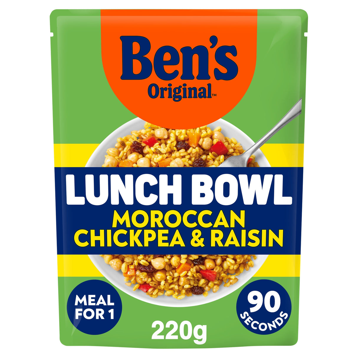 Ben's Original Lunch Bowl Moroccan Style Grains & Pulses 220 g