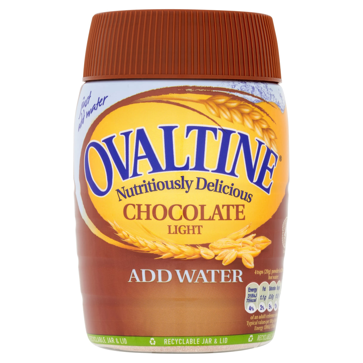 Ovaltine Chocolate Light Add Water 300 g