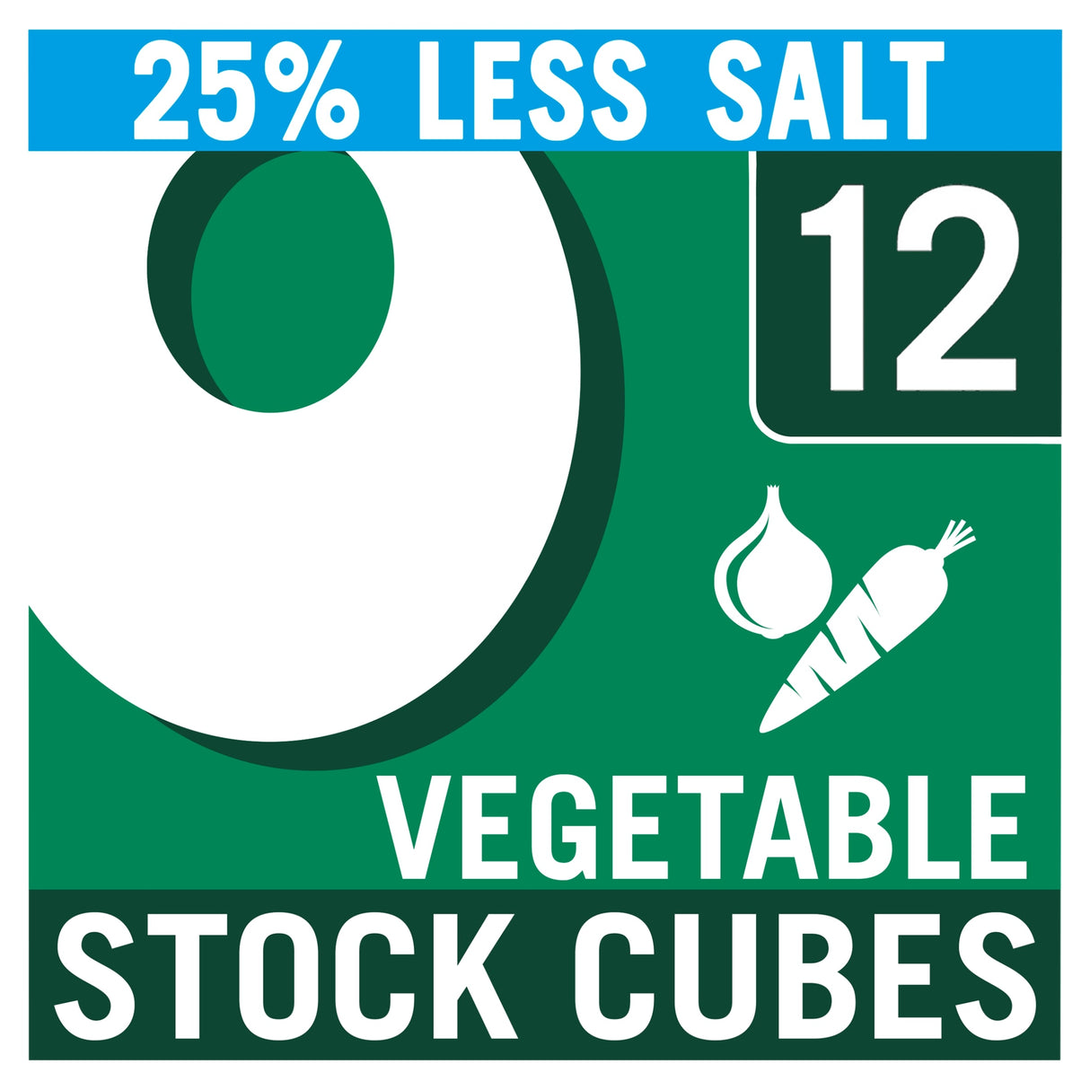 Oxo Reduced Salt Vegetable Stock Cubes 1 x 2 71 g
