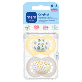 Mam Original Soother 6-18 Months x2