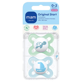 Mam Original Start Soothers 0-2 Months x2