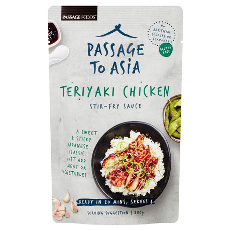 Passage To Asia Teriyaki Chicken Stir Fry Sauce 200 g