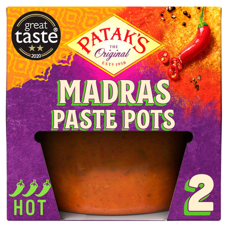 Patak's Madras Paste Pots 2 x 70 g