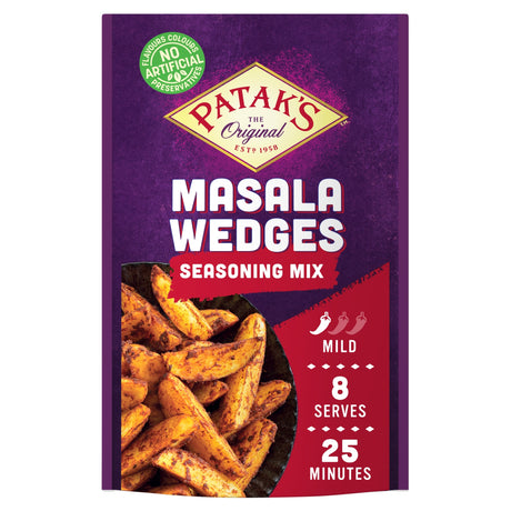 Patak's Masala Wedges Seasoning Mix 25 g