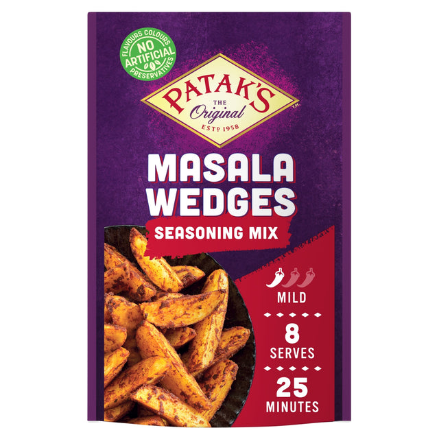 Patak's Masala Wedges Seasoning Mix 25 g
