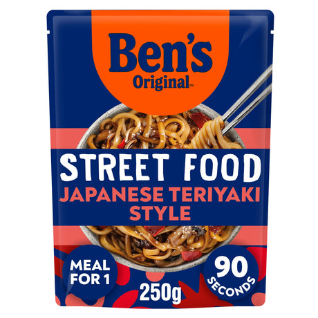 Ben's Original Street Food Japanese Teriyaki Style Noodles 250 g