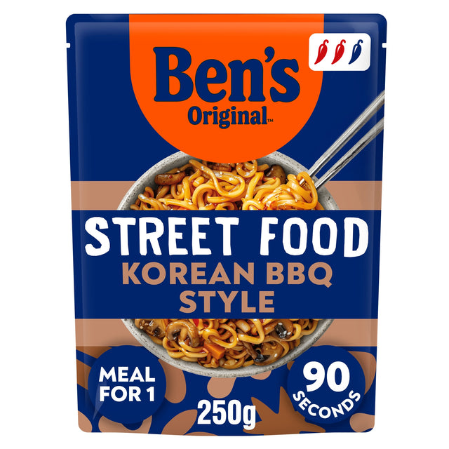 Ben's Original Street Food Korean BBQ Noodles 250 g