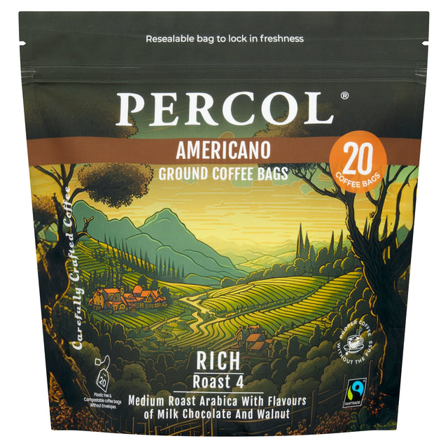 Percol Americano 20 Coffee Bags 160 g