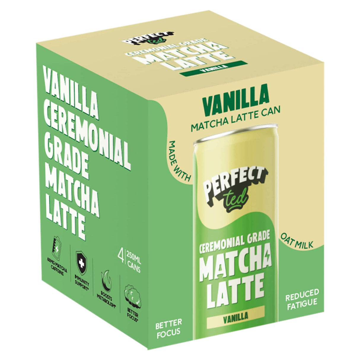 Perfect Ted Matcha Latte Vanilla 4 x 250 ml