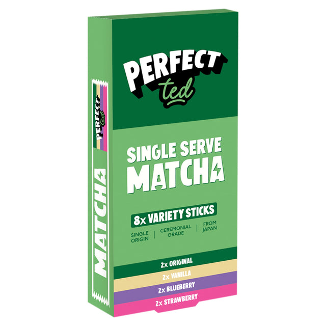 Perfect Ted Matcha Sachets Variety Pack 8 Pack 33 g
