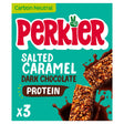 Perkier Protein Bars Salted Caramel Dark Chocolate 3 Pack 37 g
