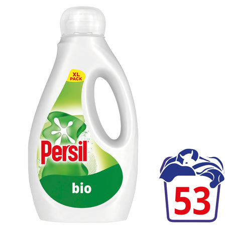 Persil Bio Laundry Detergent Liquid 53 Washes 1431 ml