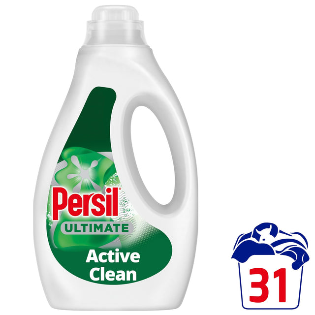 Persil Ultimate Active Clean Bio Laundry Washing Detergent 31 Washes 837 ml