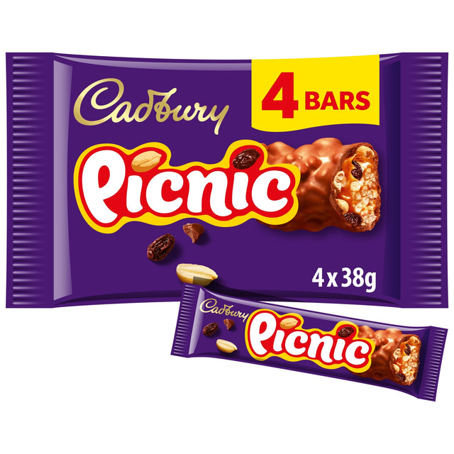 Picnic Chocolate Bar 4 Pack Multi-Pack 152 g
