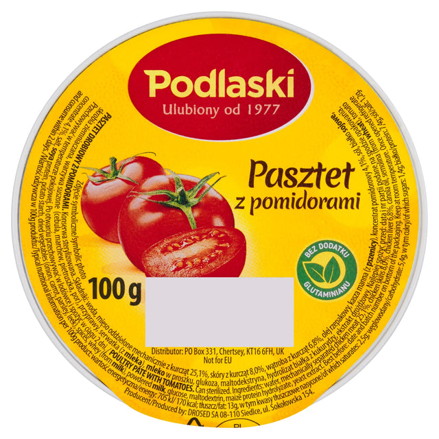 Podlaski Chicken Pate & Tomatoes 100 g