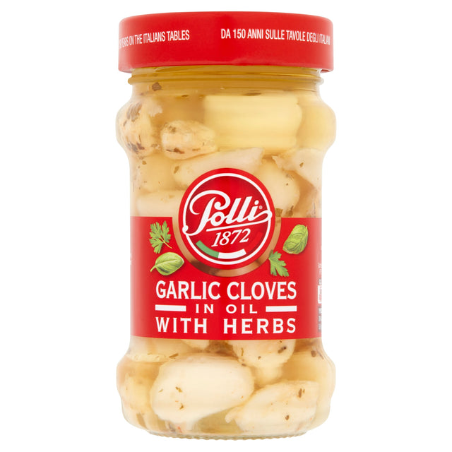 Polli Garlic Cloves In Oil With Herbs 190 g