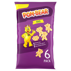 Pom-Bear BBQ Multi-Pack Crisps 6 x 13 g