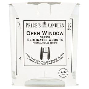 Price's Open Window Candle Jar