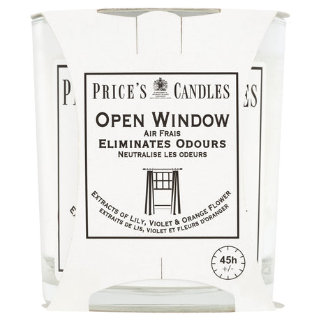 Price's Open Window Candle Jar