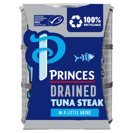 Princes Drained Tuna Steak In Brine 3 x 110 g