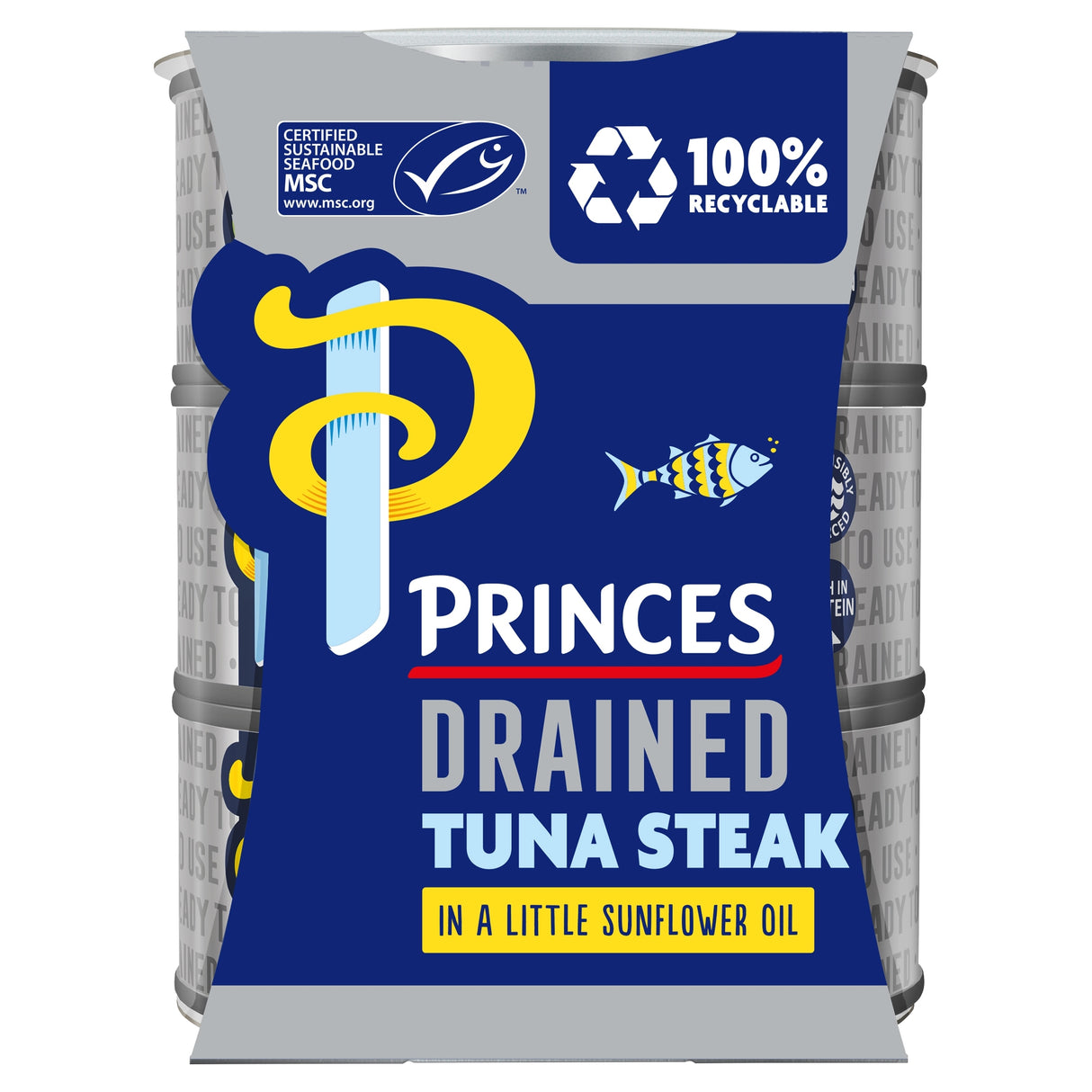 Princes Drained Tuna Steak In Sunflower Oil 3 x 110 g