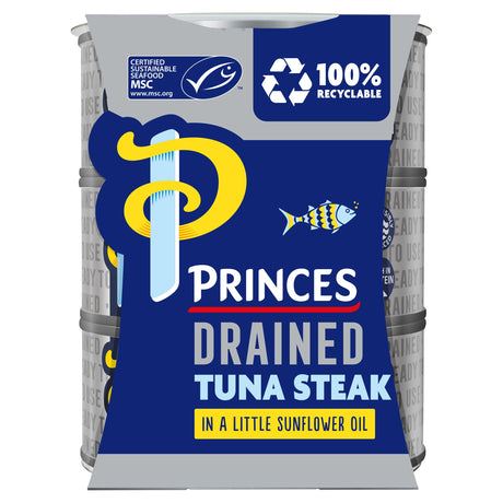 Princes Drained Tuna Steak In Sunflower Oil 3 x 110 g