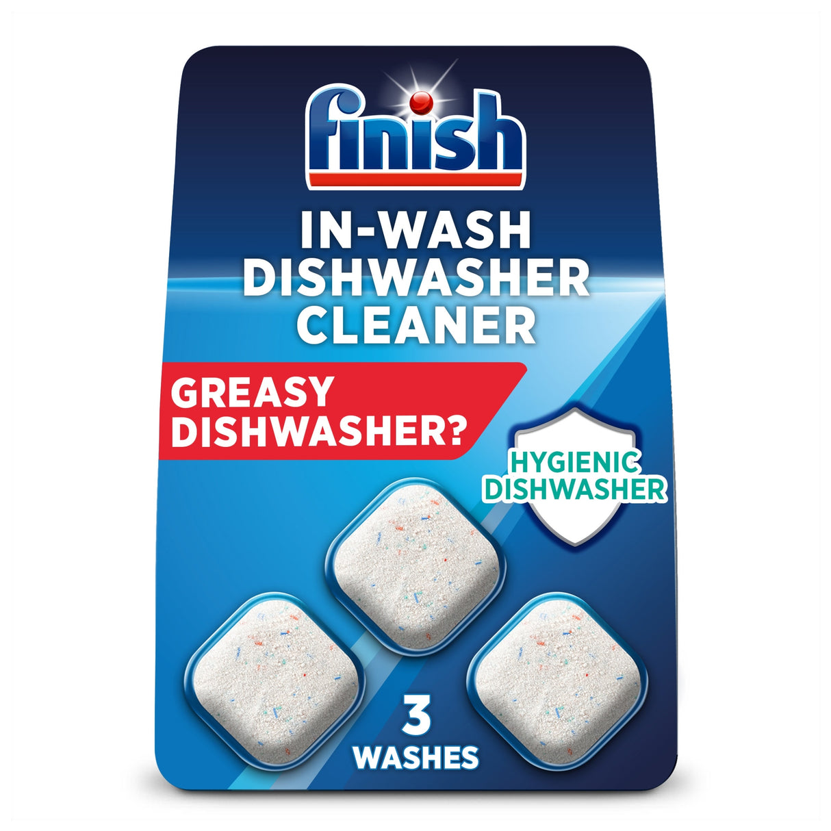 Finish In-Wash Dish Washer Cleaner Tablets 3 Pack
