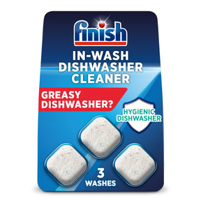 Finish In-Wash Dish Washer Cleaner Tablets 3 Pack