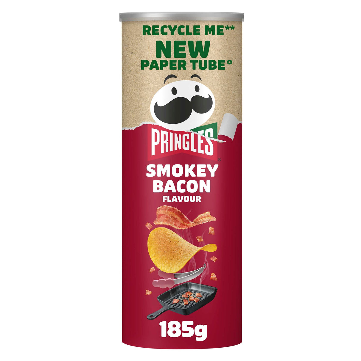 Pringles Smokey Bacon Sharing Crisps 185 g