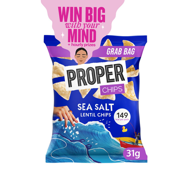 Proper Sea Salt Lentil Chips 31 g
