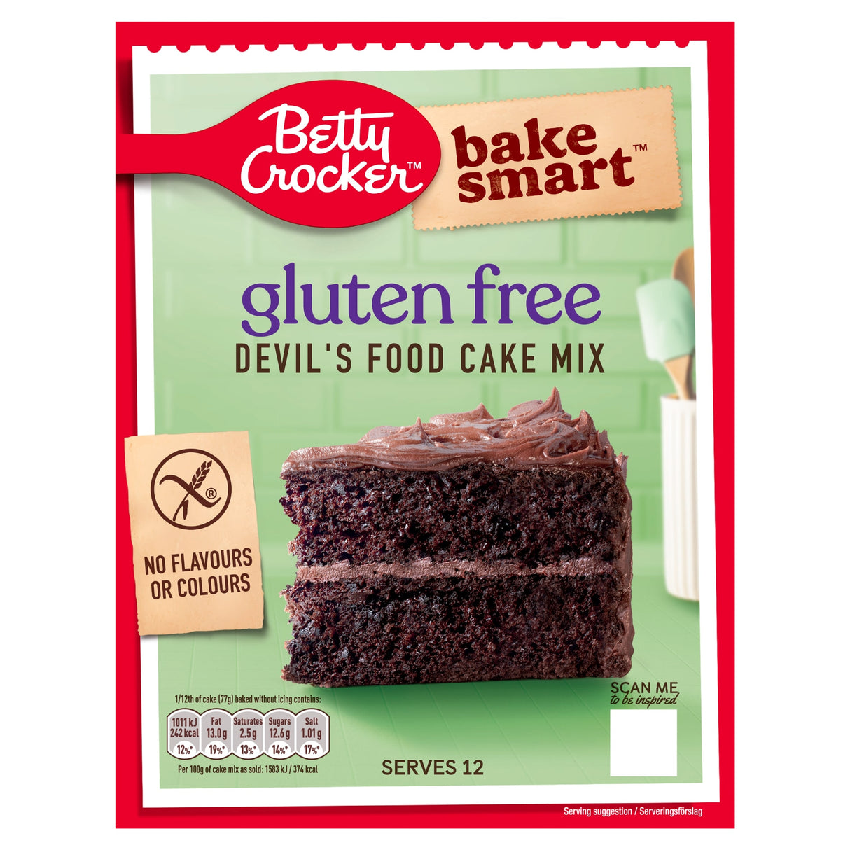 Betty Crocker Gluten Free Devils Food Cake 425 g