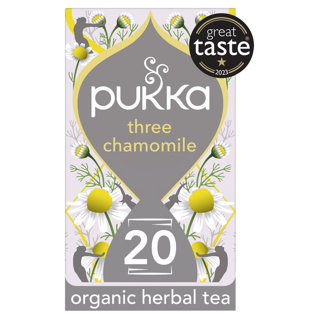 Pukka Organic 3 Chamomile 20 Tea Bags 30 g