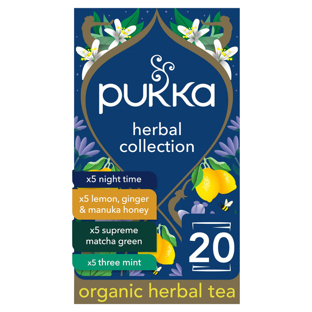 Pukka Organic Herbal Collection 20 Herbal Tea Sachets 29 g
